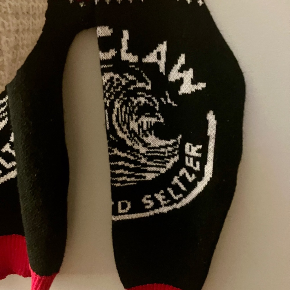 White Claw Ugly Christmas Sweater Unisex One size large - Picture 4 of 6